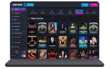 Britsino Casino log in